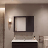 Gabinete de Baño Alessi Wengue 50.5x40.3cm con Una Puerta y con Espejo