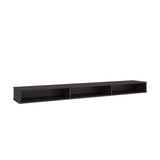 Rack de TV Luft Nogal 180x15cm para TV Hasta 75" Pulgadas y con Tres Compartimientos