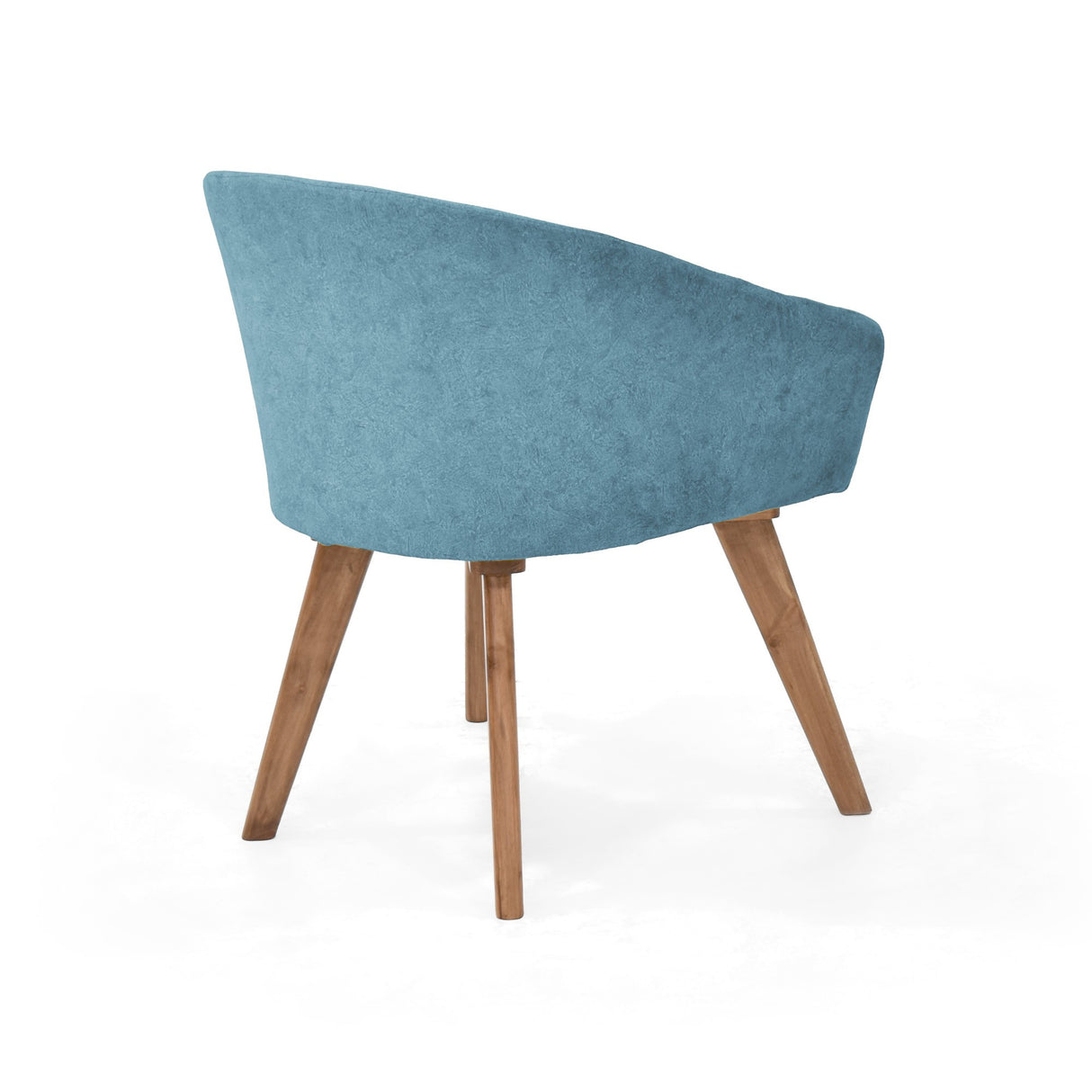 Poltrona Shanghai Turquesa y Matiz Caoba 69x77cm de Un Puestos y con Apoya Brazos
