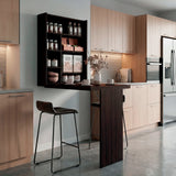 Bar Vatta Nogal 60x80cm con Siete Compartimientos