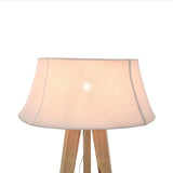 Lámpara de Piso Reims Beige y Matiz Natural 55x155cm para una Bombilla LED sin Bombilla
