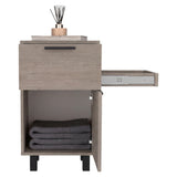 Mesa de Noche Secret Z 81 Cannolo 41x70cm con Dos Cajones y con Una Puerta