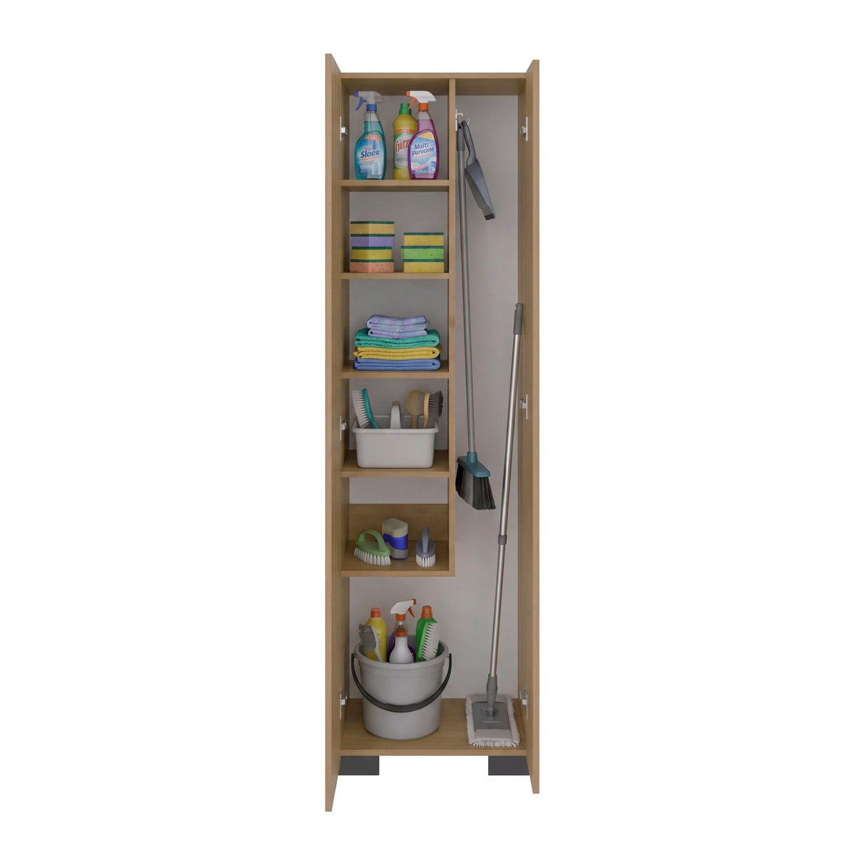 Mueble de Aseo Lake Fresno 51.2x181.2cm con Dos Puertas y con Patas