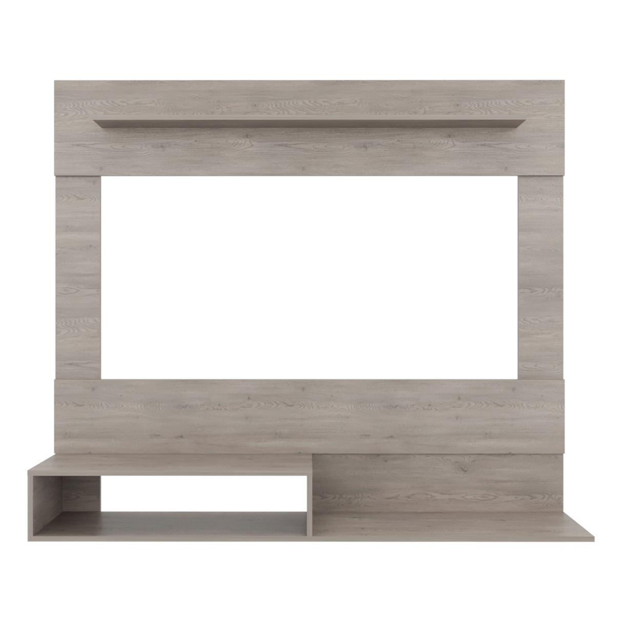 Centro de Entretenimiento Beijing Cannolo 140x120cm Flotante para TV Hasta 55" Pulgadas con Un Compartimiento