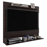Centro de Entretenimiento Beijing Nogal 140x120cm Flotante para TV Hasta 55" Pulgadas con Un Compartimiento