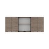 Mueble Superior de Cocina Cannolo 150x60cm con Seis Puertas y con Dos Entrepaños