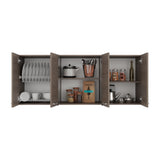 Mueble Superior de Cocina Cannolo 150x60cm con Seis Puertas y con Dos Entrepaños