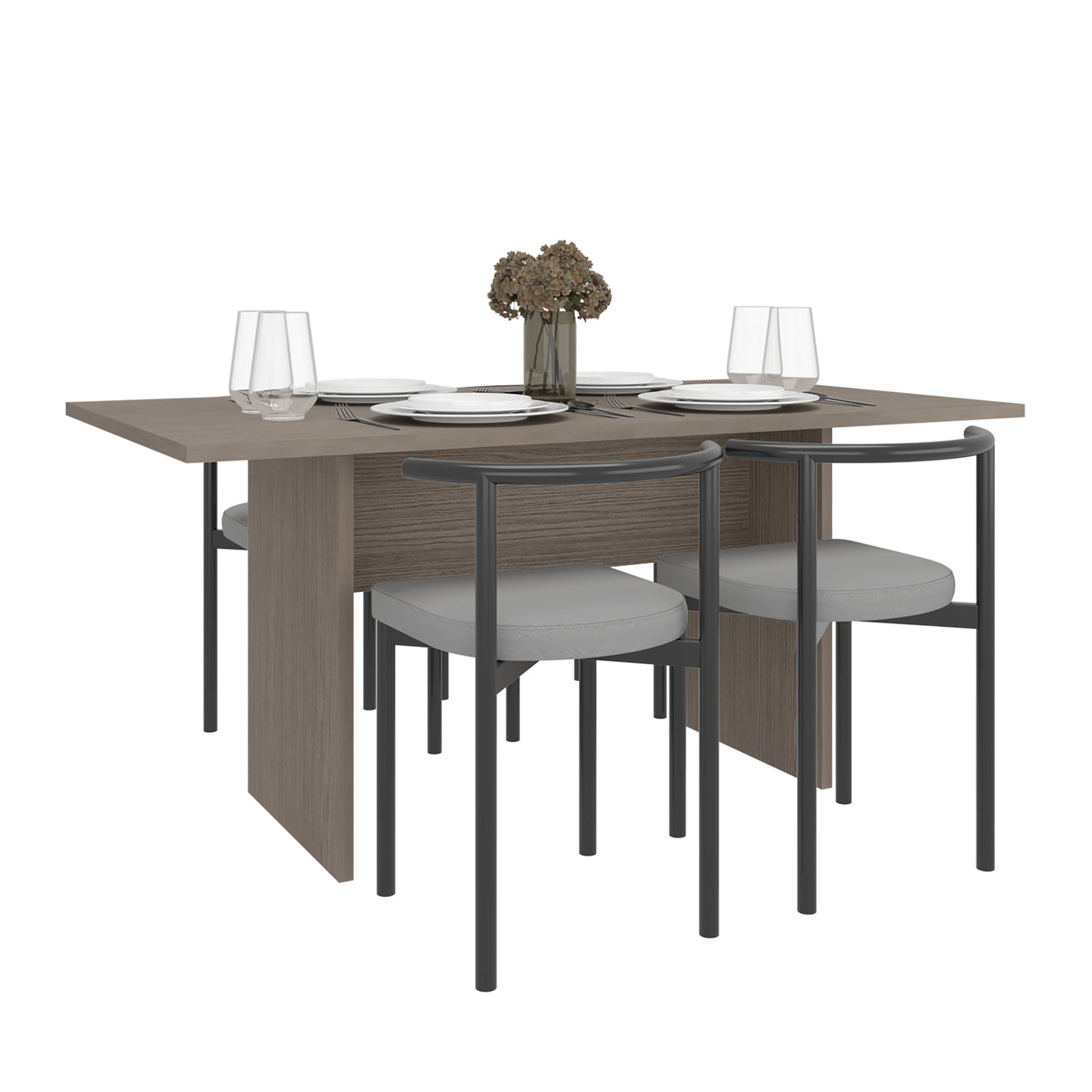 Mesa de Comedor Beijing Positano 160x74.6cm Rectangular de Seis Puestos sin Sillas