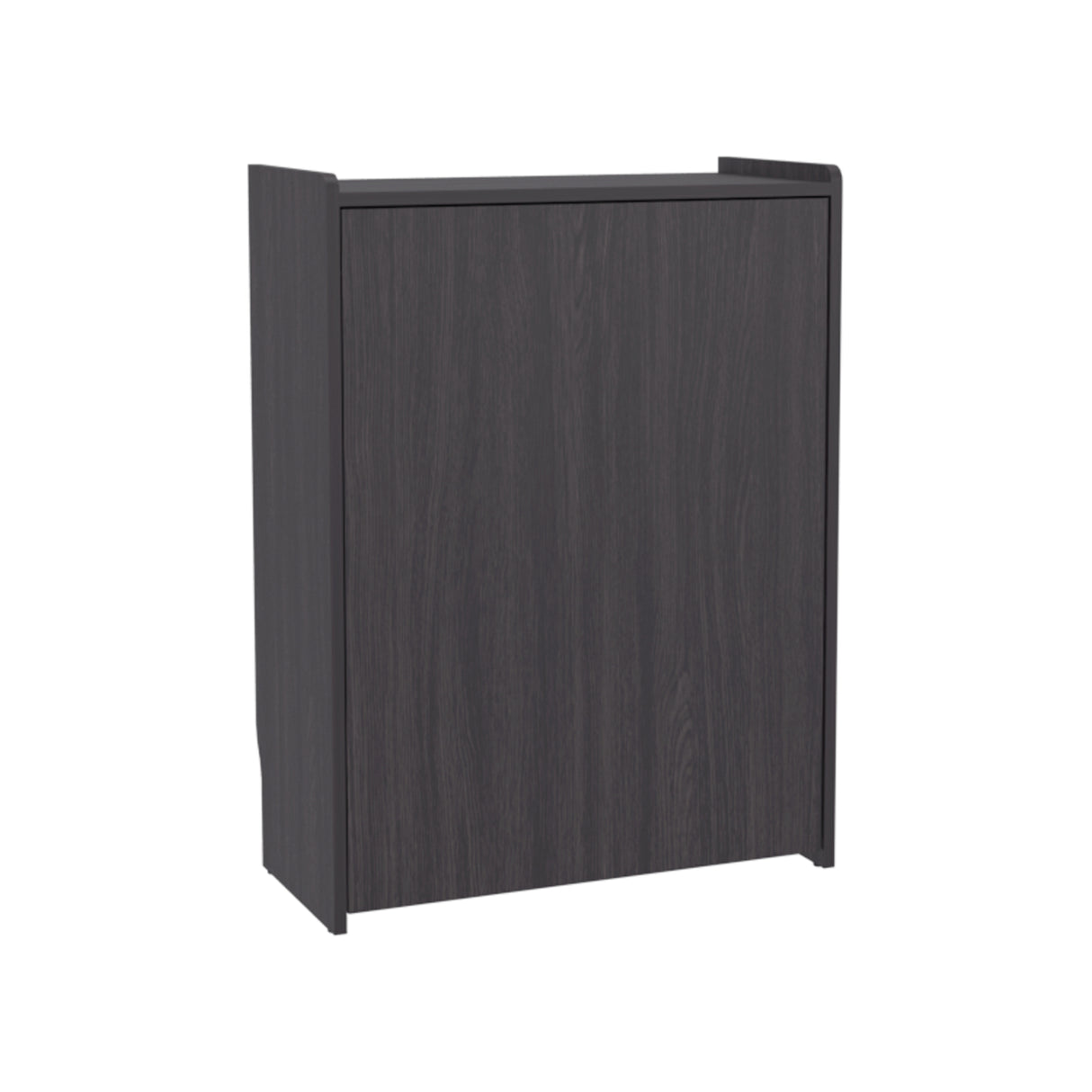 Escritorio Plegable Lesli Wengue 63.6x85.6cm con Organizador de Libros
