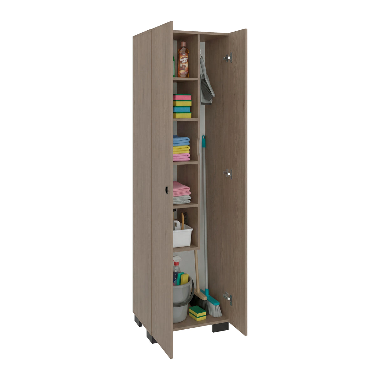 Mueble de Aseo Lake Cannolo 51.2x181.2cm para Organizar con Dos Puertas
