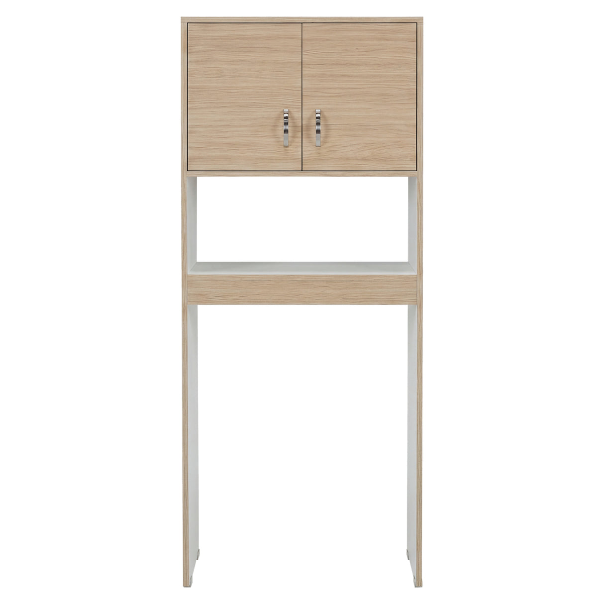 Ahorrador de Espacio para Baño Siena Cartagena y Blanco 63.1x160cm con Un Entrepaño