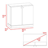 Bar Sintra Avellana 102x94.8cm con Un Cajón y con Doce Portabotellas