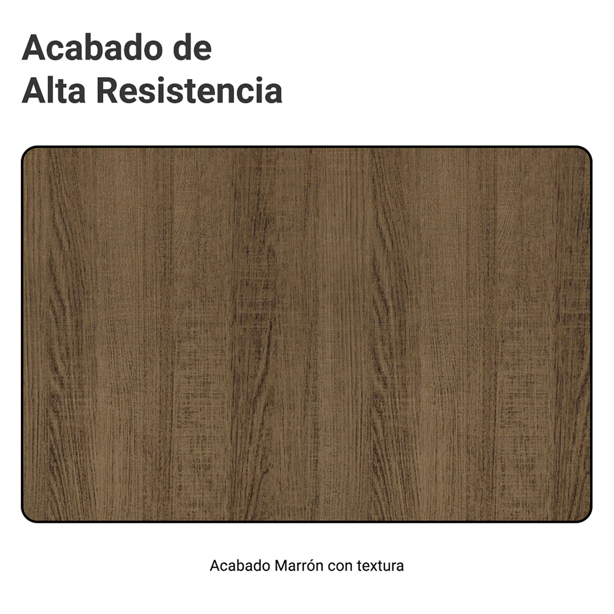 Rack de TV Glamy Marrón 218x52cm para TV Hasta 80 Pulgadas con Cinco Cajones