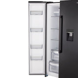 Nevecón Haceb Inverter Negro 91x177cm No Frost de 529 Litros con Dispensador de Agua y con Pantalla Digital