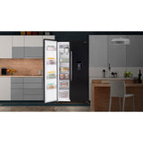 Nevecón Haceb Inverter Negro 91x177cm No Frost de 529 Litros con Dispensador de Agua y con Pantalla Digital