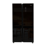 Nevecón Haceb Cristal Negro 90x177cm No Frost de 441 Litros y con Pantalla Digital