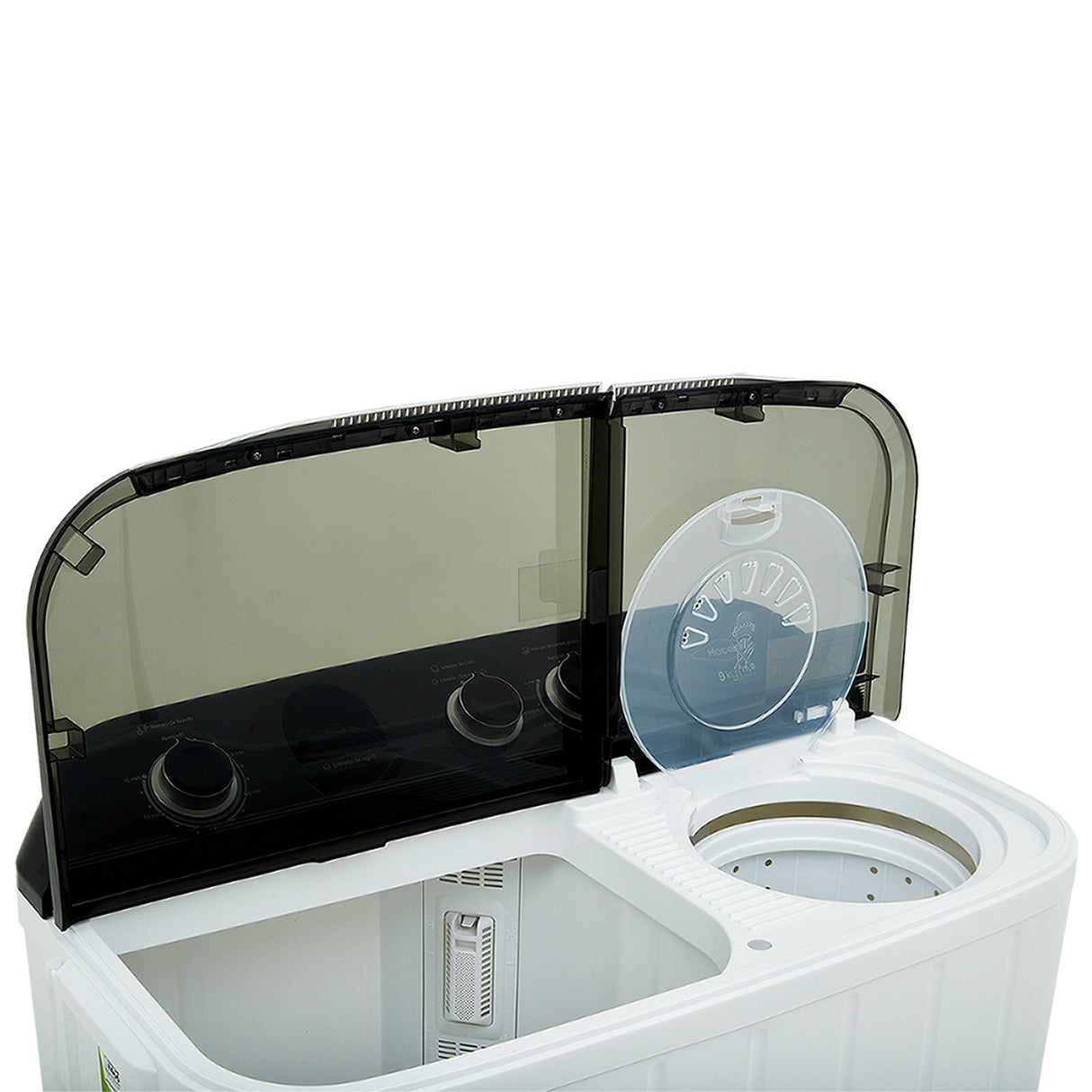 Lavadora Semiautomática Haceb Blanco 74.4x93.4cm para 9 Kilogramos con 1 Función Preconfiguradaa