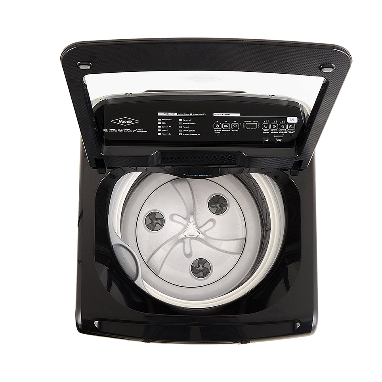 Lavadora Haceb Ivy Coal 62x107cm para 14 Kilogramos con 10 Funciones Preconfiguradas