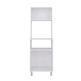 Alacena Fenix Blanco y Cartagena 54x160cm sin Cajones y con Cuatro Puertas