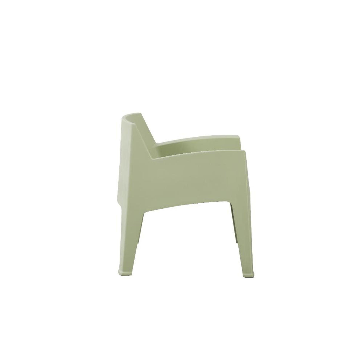 Silla para Exteriores Coron Verde 62.5x73cm con Apoya Brazos y con Espaldar