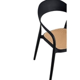 Silla para Exteriores Rio Negro y Beige 57x81cm Apilable con Apoya Brazos y con Espaldar