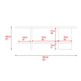 Rack de TV Leeds Fresno Europeo 120.2x45cm para TV Hasta 50" Pulgadas