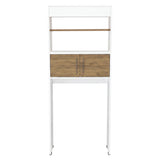 Ahorrador de Espacio para Baño Bath Blanco Fresno 62.4x160cm con Un Entrepaño