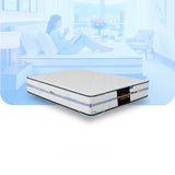 Colchón Enrollado Caribe Blanco Sencillo 100 X 190 Cm Firmeza Suave Doble Faz