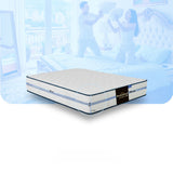 Colchón Enrollado Caribe Blanco Doble 140 X 190 Cm Firmeza Suave Doble Faz
