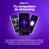 Televisor Smart Challenger Roku Negro 71.8x43.1cm de 32" Pulgadas HD con Wifi Integrado y con Bluetooth