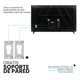 Televisor Smart Challenger Roku Negro 71.8x43.1cm de 32" Pulgadas HD con Wifi Integrado y con Bluetooth