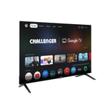 Televisor Smart Challenger Google Tv Negro 122.6x71.2cm de 55" Pulgadas 4K con Wifi Integrado y con Bluetooth