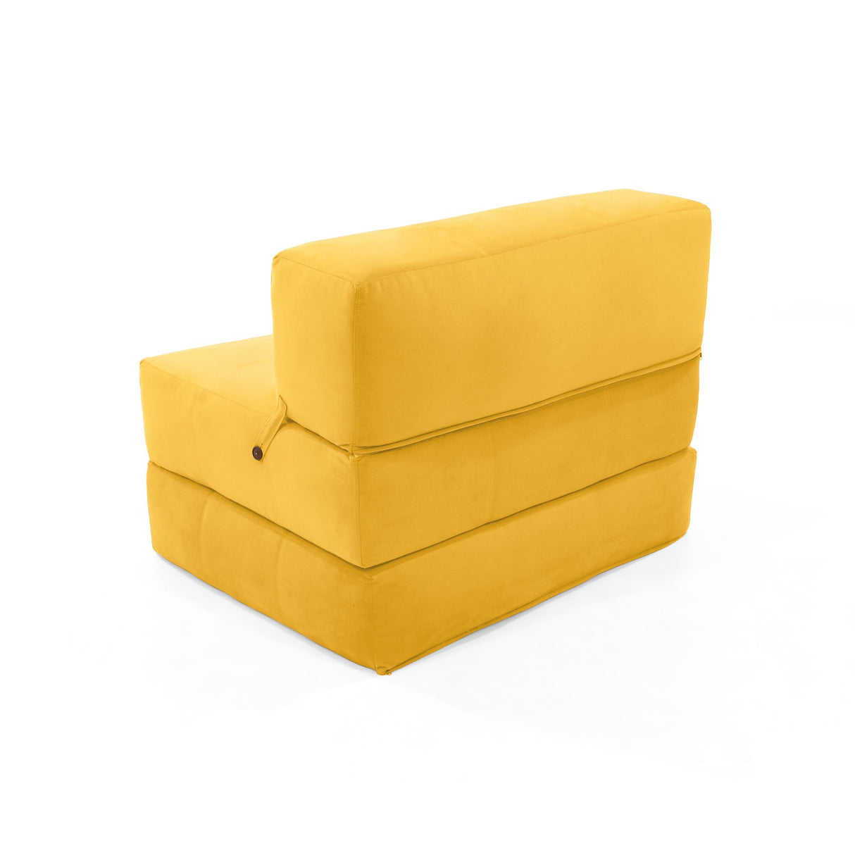 Sofá Cama Bosnia Mostaza Denver 102x78cm de Un Puesto sin Apoya Brazos