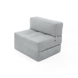 Sofá Cama Bosnia Plata Denver 102x78cm de Un Puesto sin Apoya Brazos