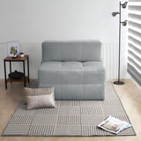 Sofá Cama Bosnia Plata Denver 102x78cm de Un Puesto sin Apoya Brazos