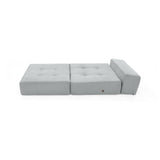 Sofá Cama Bosnia Plata Denver 102x78cm de Un Puesto sin Apoya Brazos