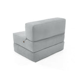 Sofá Cama Bosnia Plata Denver 102x78cm de Un Puesto sin Apoya Brazos