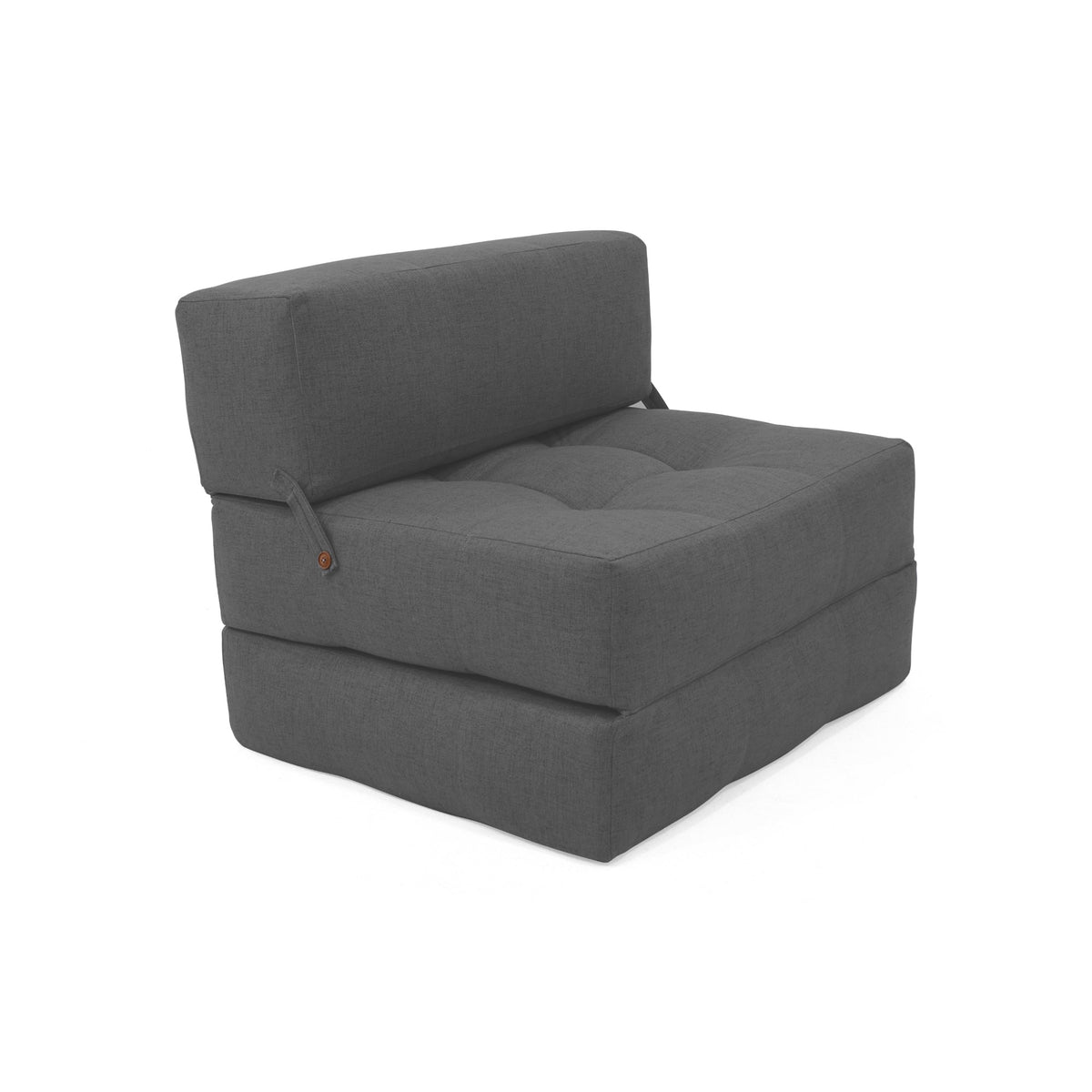 Sofá Cama Bosnia Gris Dicosta 102x78cm de Un Puesto sin Apoya Brazos