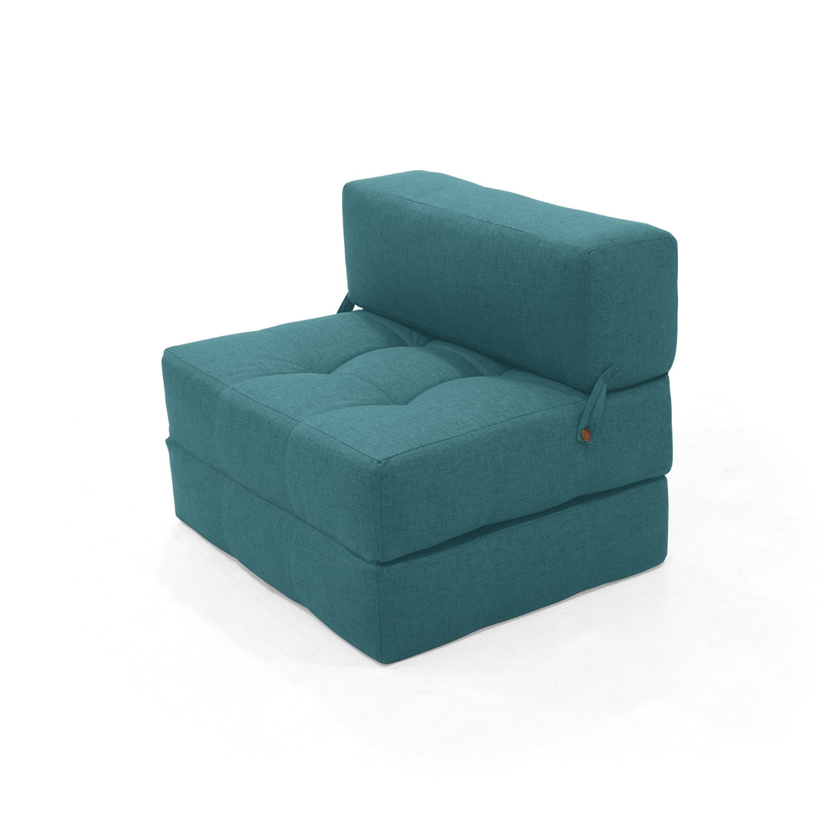 Sofá Cama Bosnia Petróleo Eureka 102x78cm de Un Puesto sin Apoya Brazos