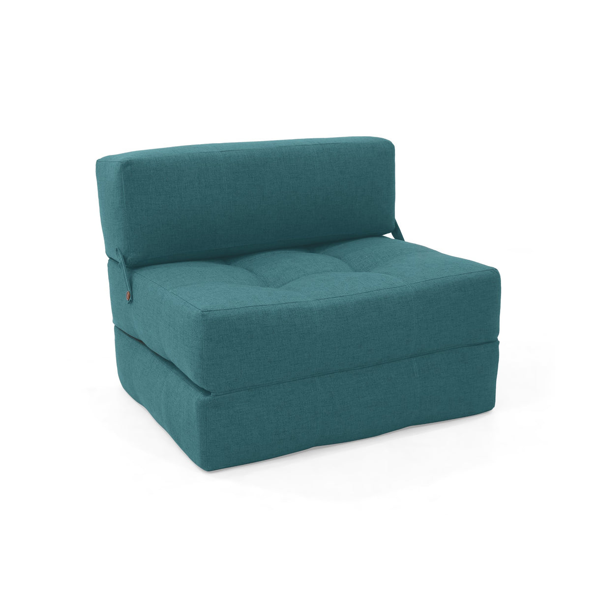 Sofá Cama Bosnia Petróleo Eureka 102x78cm de Un Puesto sin Apoya Brazos