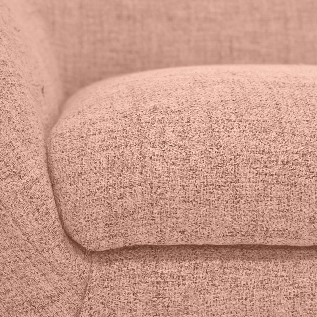 Sofá Cannes Salmón Dicosta y Matiz Natural 136x85cm de Dos Puestos con Apoya Brazos