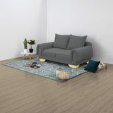 Sofá Daytona Gris Dicosta y Matiz Natural 150x80cm de Dos Puestos sin Apoya Brazos
