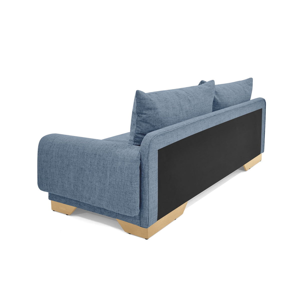 Sofá Daytona Índigo Dicosta y Matiz Natural 218x80cm de Tres Puestos sin Apoya Brazos