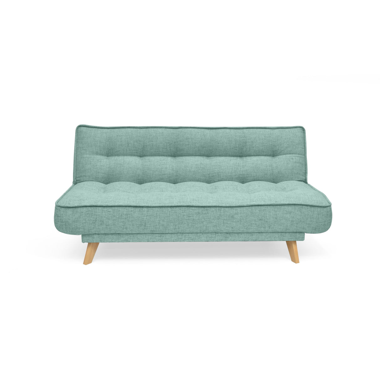 Sofá Cama Gales Aqua Dicosta y Matiz Natural 180x84cm de Tres Puestos Reclinable sin Apoya Brazos