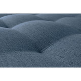 Sofá Cama Gales Índigo Dicosta y Matiz Natural 180x84cm de Tres Puestos Reclinable sin Apoya Brazos
