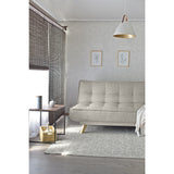 Sofá Cama Gales Taupe Dicosta y Matiz Natural 180x84cm de Tres Puestos Reclinable sin Apoya Brazos