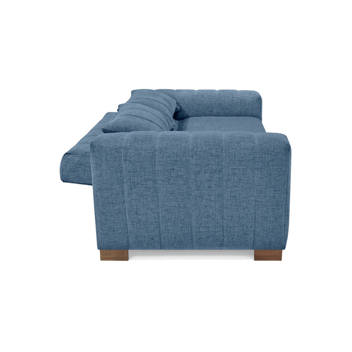Sofá Cama Hannover Índigo Dicosta y Matiz Caramelo 160x85cm de Dos Puestos Reclinable sin Apoya Brazos
