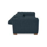 Sofá Cama Hannover Plomo Eureka y Matiz Caramelo 160x85cm de Dos Puestos Reclinable sin Apoya Brazos