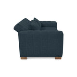 Sofá Cama Hannover Plomo Eureka y Matiz Caramelo 160x85cm de Dos Puestos Reclinable sin Apoya Brazos