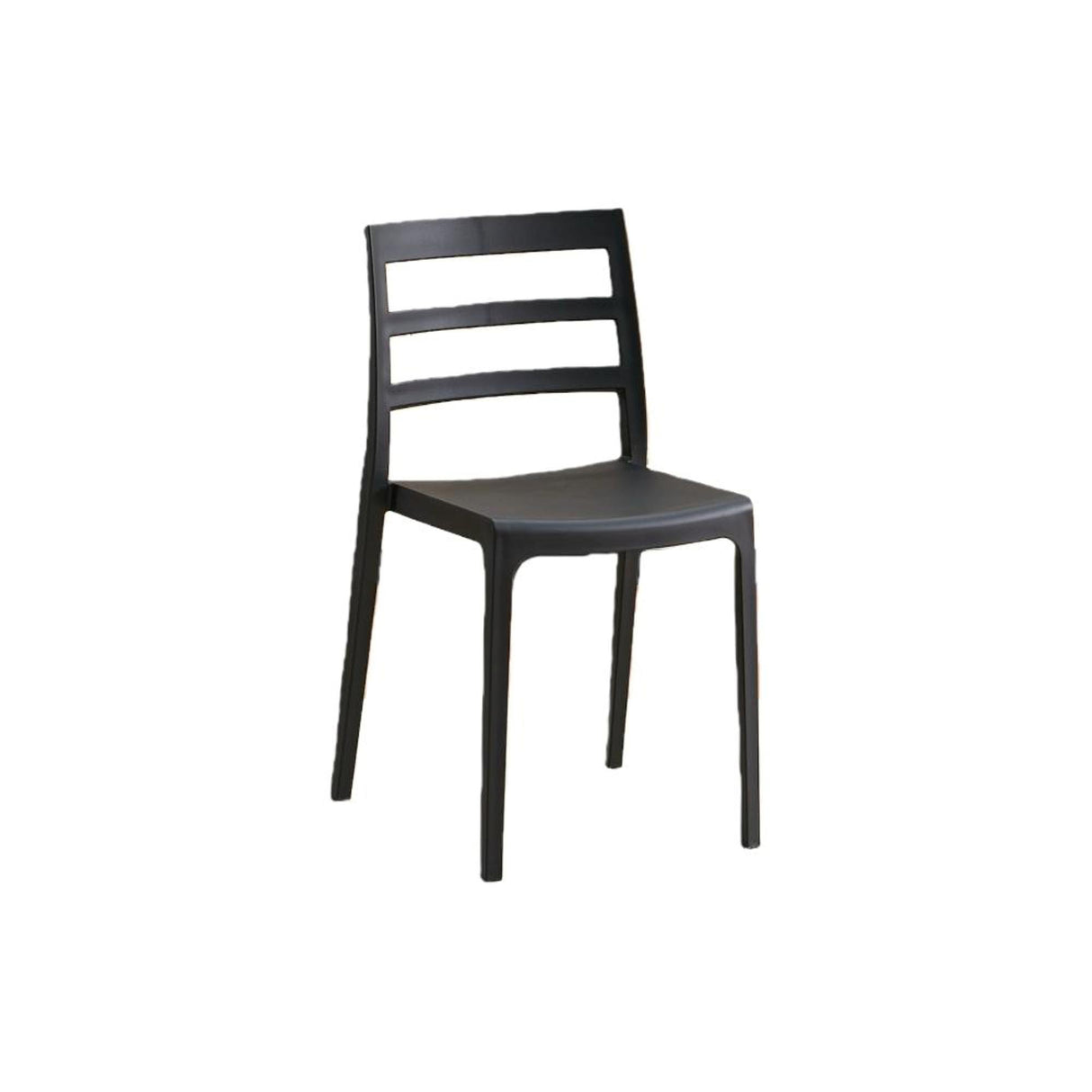 Silla para Exteriores New York Negro 39x79cm con Espaldar y sin Apoya Brazos